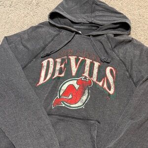 New Jersey Devils Gray Hoodie